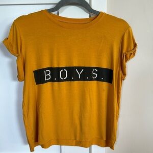 B + A Cropped B.O.Y.S. T-shirt